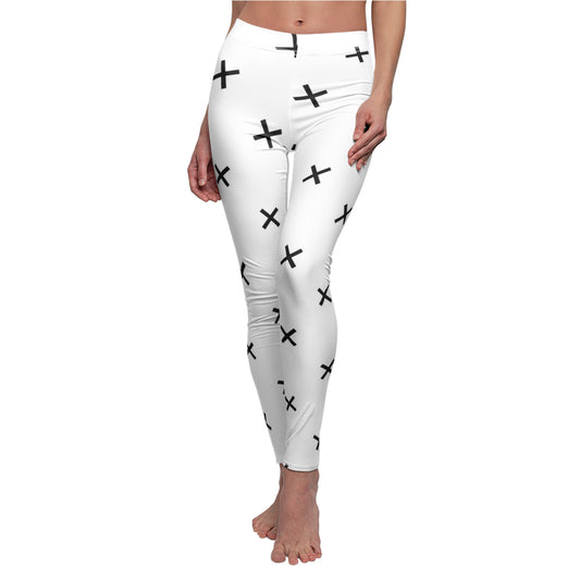 Women's Cut & Sew Casual X Leggings (AOP)