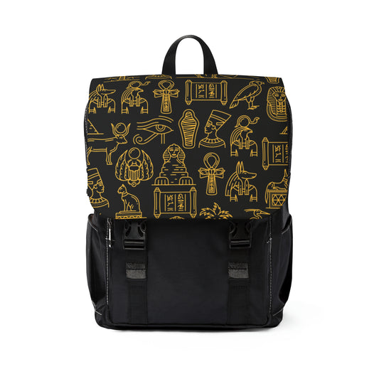 Egyptian Print Shoulder Backpack