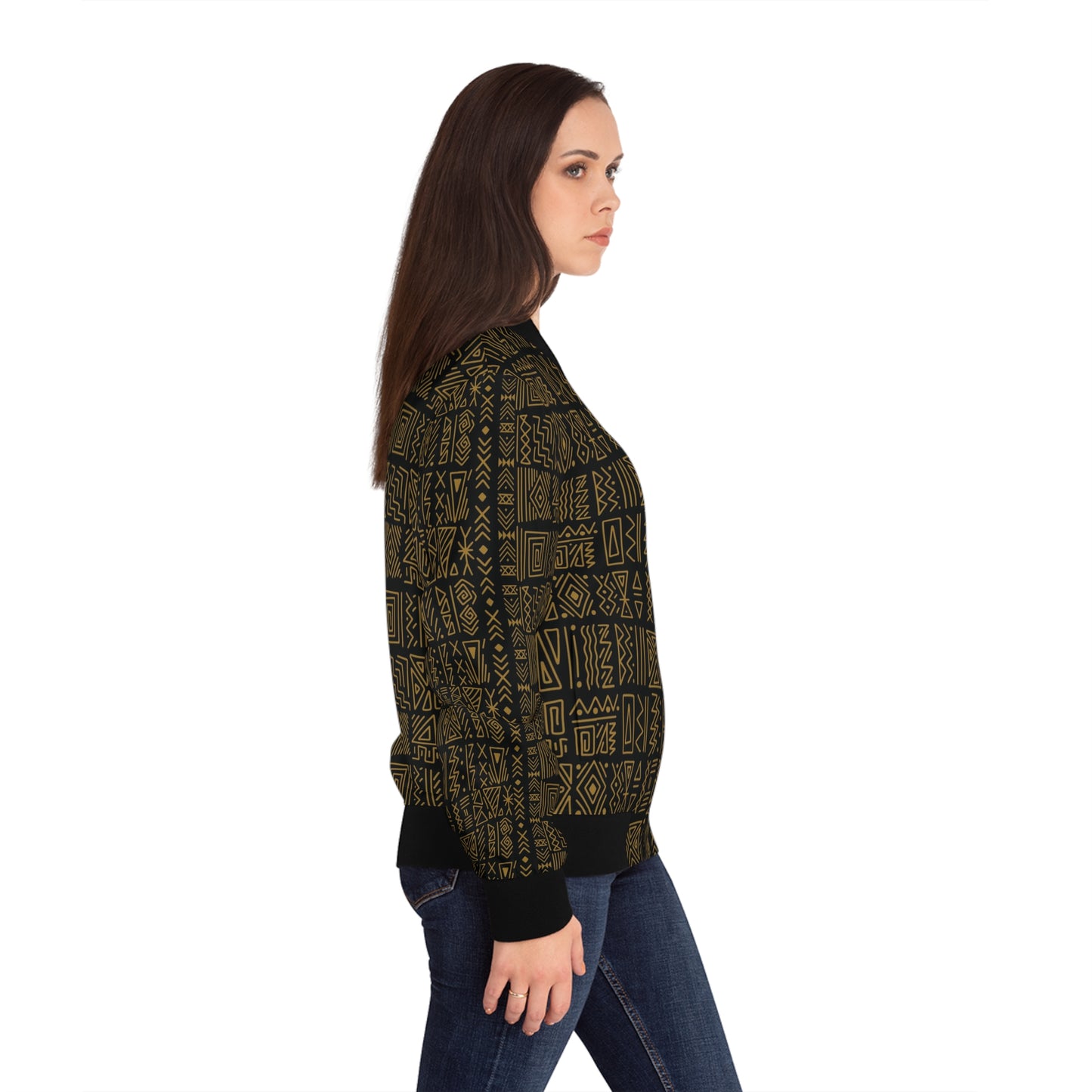 Tribal  Bomber Jacket (AOP)