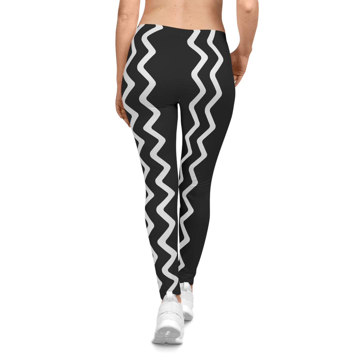 Women's Casual Leggings wavy print