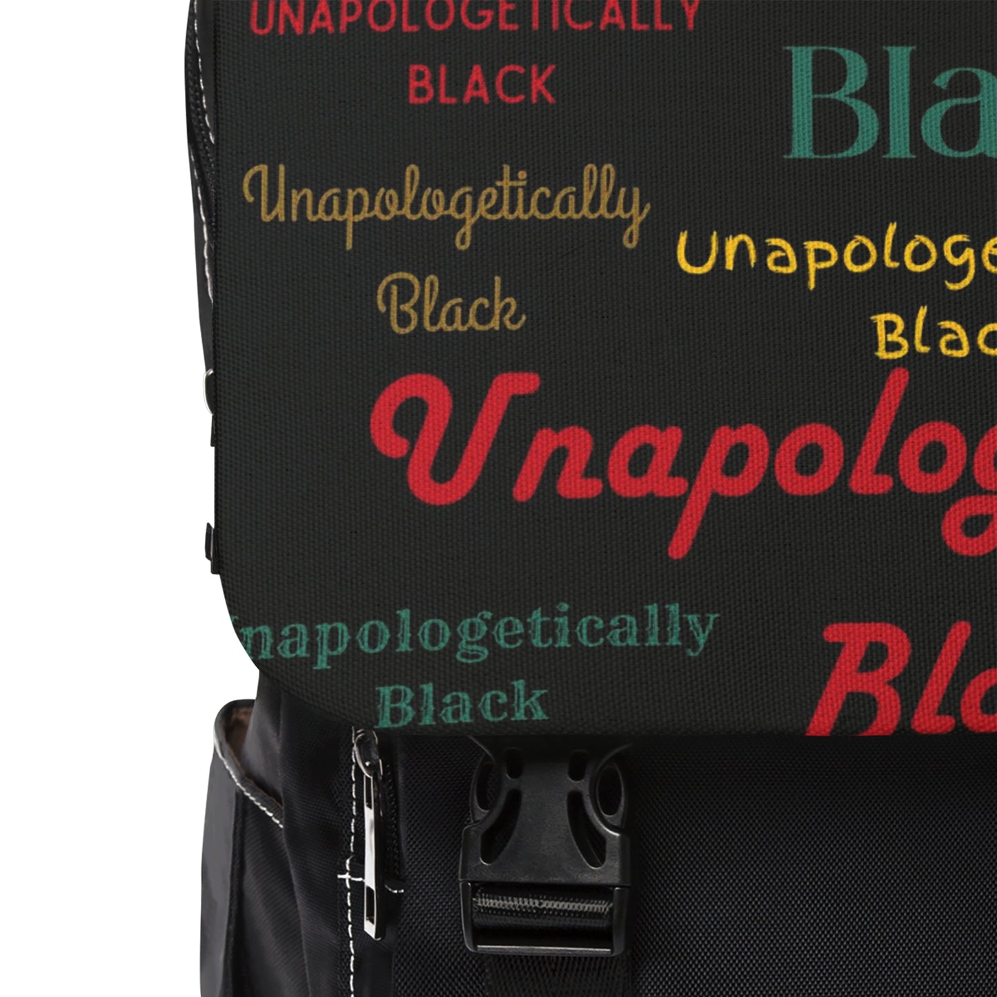 Unapologetically Black Shoulder Backpack