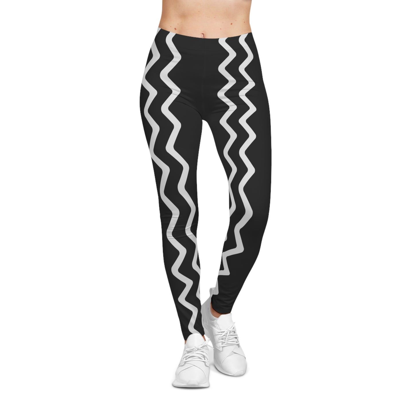 Women's Casual Leggings wavy print