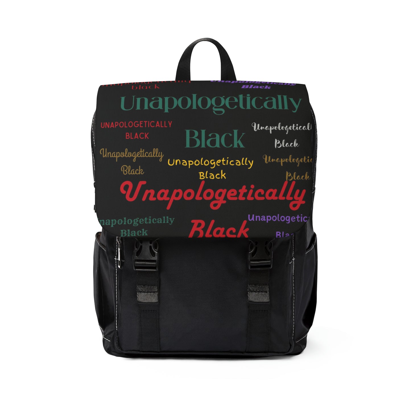 Unapologetically Black Shoulder Backpack